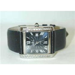 3060 INVICTA Stainless steel Dia Watch w/Leather Band