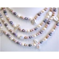 3073 Pearl and Mother of Pearl Necklace