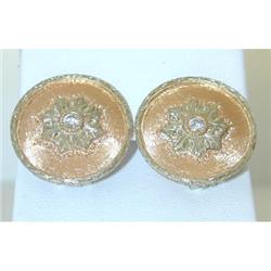 6193 BUCCELLATI 18K Gold Diamond Earrings