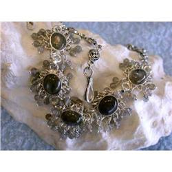 6469 Silver Bracelet with Smoky Topaz