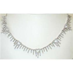 1434 SALAVETTI 18KW Gold Diamond Necklace