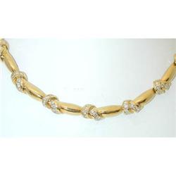 6500 KRYPELL 18K Gold Necklace w/ Diamonds
