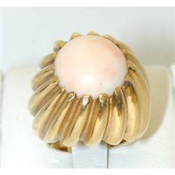 511 14K Gold Coral Ring