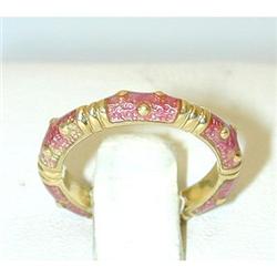 5615 HIDALGO 18K Gold Enamel Ring