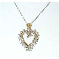 2104 14K 2 Tone Gold Necklace