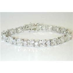 5836 Silver Cubic Zirconia Bracelet