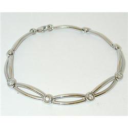 4882 18KW Gold brown Diamond bracelet