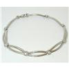 Image 1 : 4882 18KW Gold brown Diamond bracelet