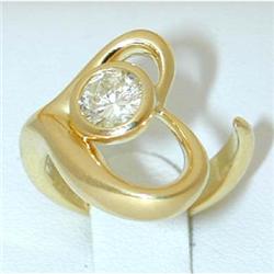 2441 TIFFANY & CO. 18k Gold Diamond Ring