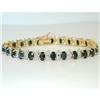 Image 1 : 6944 Silver Sapphire Bracelet