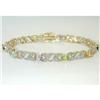 Image 1 : 6595 Silver Multicolor Gemstones Bracelet