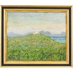 Bogomir Dalma 1899-1963 Montenegrian Oil on Canvas