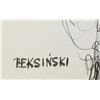 Image 4 : Polish Modernist Ink on Paper Signed Bekinski