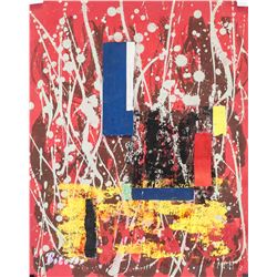 Renato Birolli Italian Mixed Media on Paper