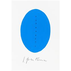 Lucio Fontana Argentinean Modernist Gouache Paper