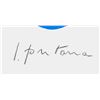 Image 4 : Lucio Fontana Argentinean Modernist Gouache Paper