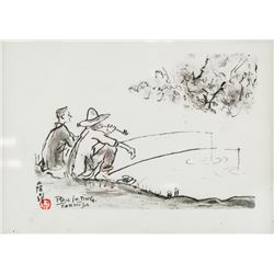 Ran In Ting 1903-1979 Taiwanese Ink on Paper