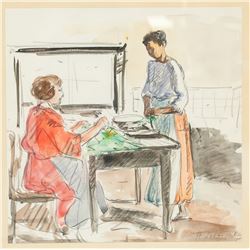 Henri Lebasque 1865-1937 French Watercolor