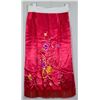 Image 4 : Two Assorted Red Embroidery Bed Sheet & Skirt
