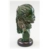 Image 4 : Verdite Stone Sculpture of a Woman's Head