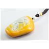 Image 2 : Chinese Yellow White Jade Carved Crane Toggle