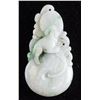 Image 2 : Burma Green Jadeite Pixiu Pendant