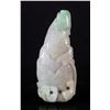 Image 1 : Chinese White Green Jadeite Carved Corn