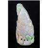 Image 2 : Chinese White Green Jadeite Carved Corn