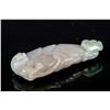 Image 3 : Chinese White Green Jadeite Carved Corn