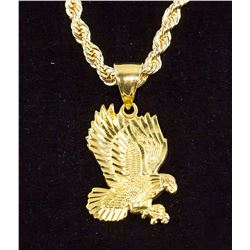 14 Kt Gold Eagle Pendant