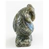 Image 3 : Certified 2183 Ct Hand Carved Labradorite Owl