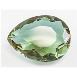 66.25ct Pear Cut Brown to Green Alexandrite GGL