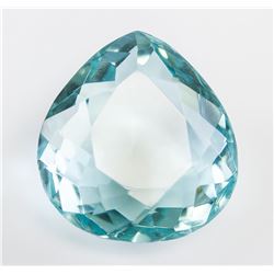 35.35ct Pear Cut Blue Natural "Aquamrine" GGL