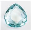Image 1 : 35.35ct Pear Cut Blue Natural "Aquamrine" GGL