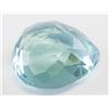 Image 3 : 35.35ct Pear Cut Blue Natural "Aquamrine" GGL