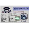 Image 4 : 35.35ct Pear Cut Blue Natural "Aquamrine" GGL