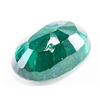 Image 3 : 13.80ct Oval Cut Green Natural Chrome Diopside AGI