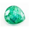 Image 1 : 8.90ct Pear Cut Green Natural Emerald GGL