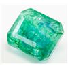 Image 2 : 9.60ct Emerald Cut Green Natural Emerald GGL