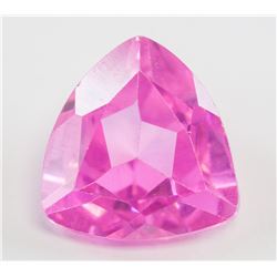 10.45ct Trillion Cut Pink Natural Kunzite AGI