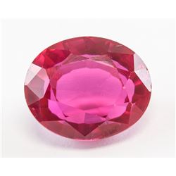 11.10ct Oval Cut Pink Burma Natural Ruby GGL