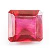 Image 1 : 11.50ct Emerald Cut Red Natural Ruby AGI
