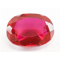 12.75ct Oval Cut Pinkish Red Natural Ruby GGL