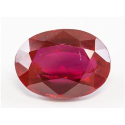 16.75ct Oval Cut Red Burma Natural Ruby GGL