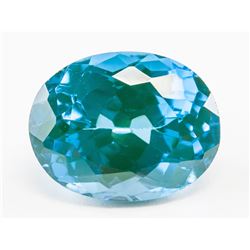 10.85ct Oval Cut Blue Natural Tourmaline GGL