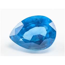 8.00ct Pear Cut Blue Natural Tourmaline GGL