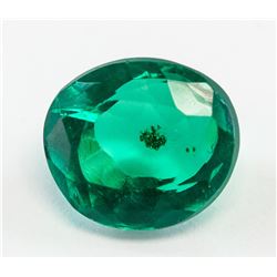 5.10ct Oval Cut Green Natural Tsavorite Garnet AGI