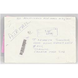 11 Assorted Indian Stamps w/ Envelope