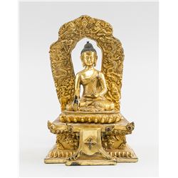 Chinese Gilt Bronze Buddha