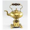 Image 1 : Gold-Colored Kettle Wooden Handle